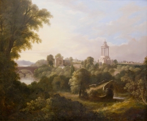 Burns Monument on the Banks of the Doon by Patrick C Auld